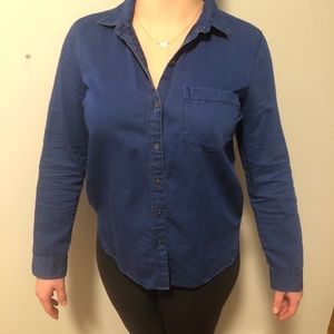 Old Navy Blue Jean button up